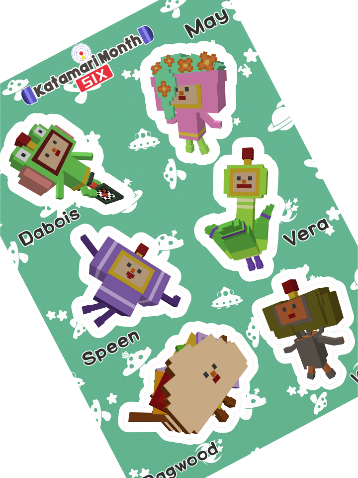 KDM6 OC Cousin Sticker Sheet #3 product image (1)