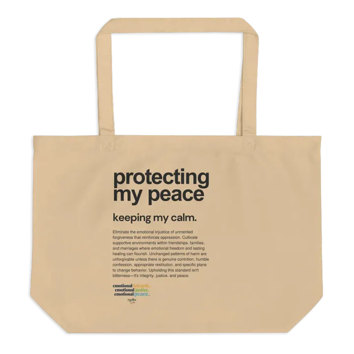 Official Planted By Calm | Calm Keepers Organic Cotton Tote (Style 2) product image (1)