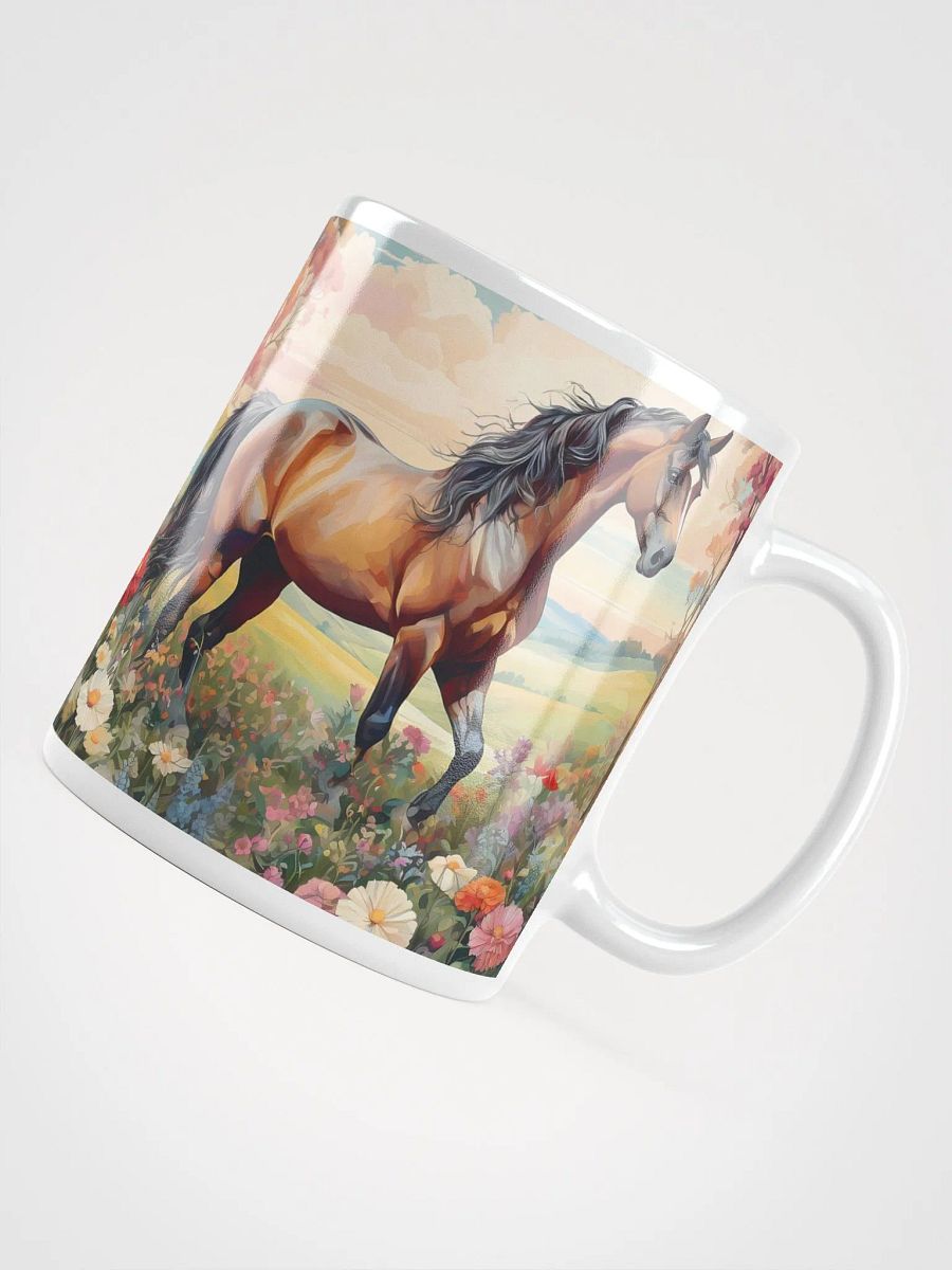 Floral Stride Mare Horse Mug product image (4)