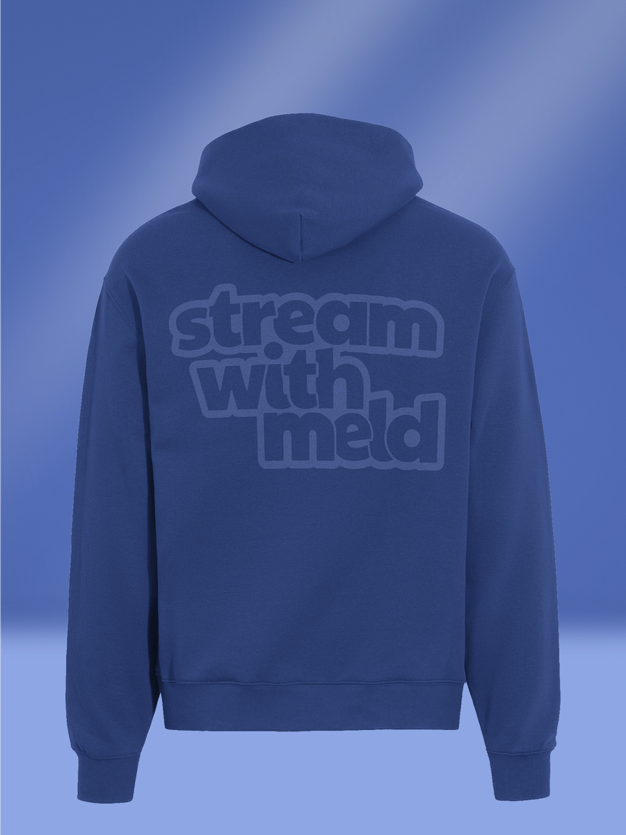 Monochrome Blue Hoodie product image (5)