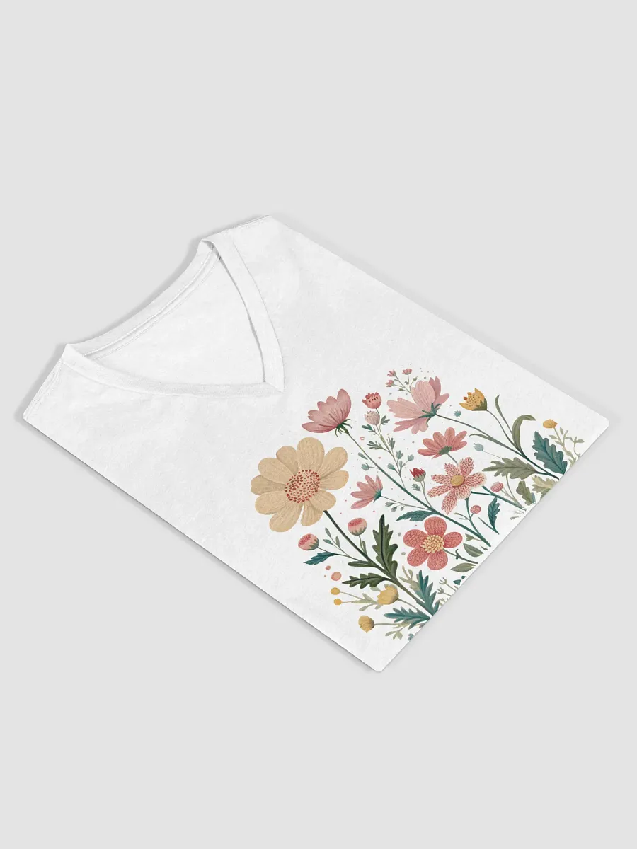 Floral FDT V-Neck Tee product image (23)