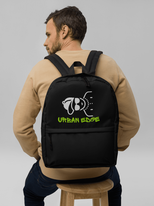 Urban Edge Black All-Over Backpack product image (2)