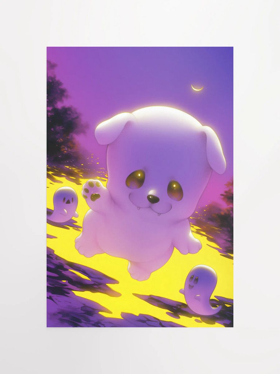 Golden-Eyed Puppy Fantasy Poster product image (4)