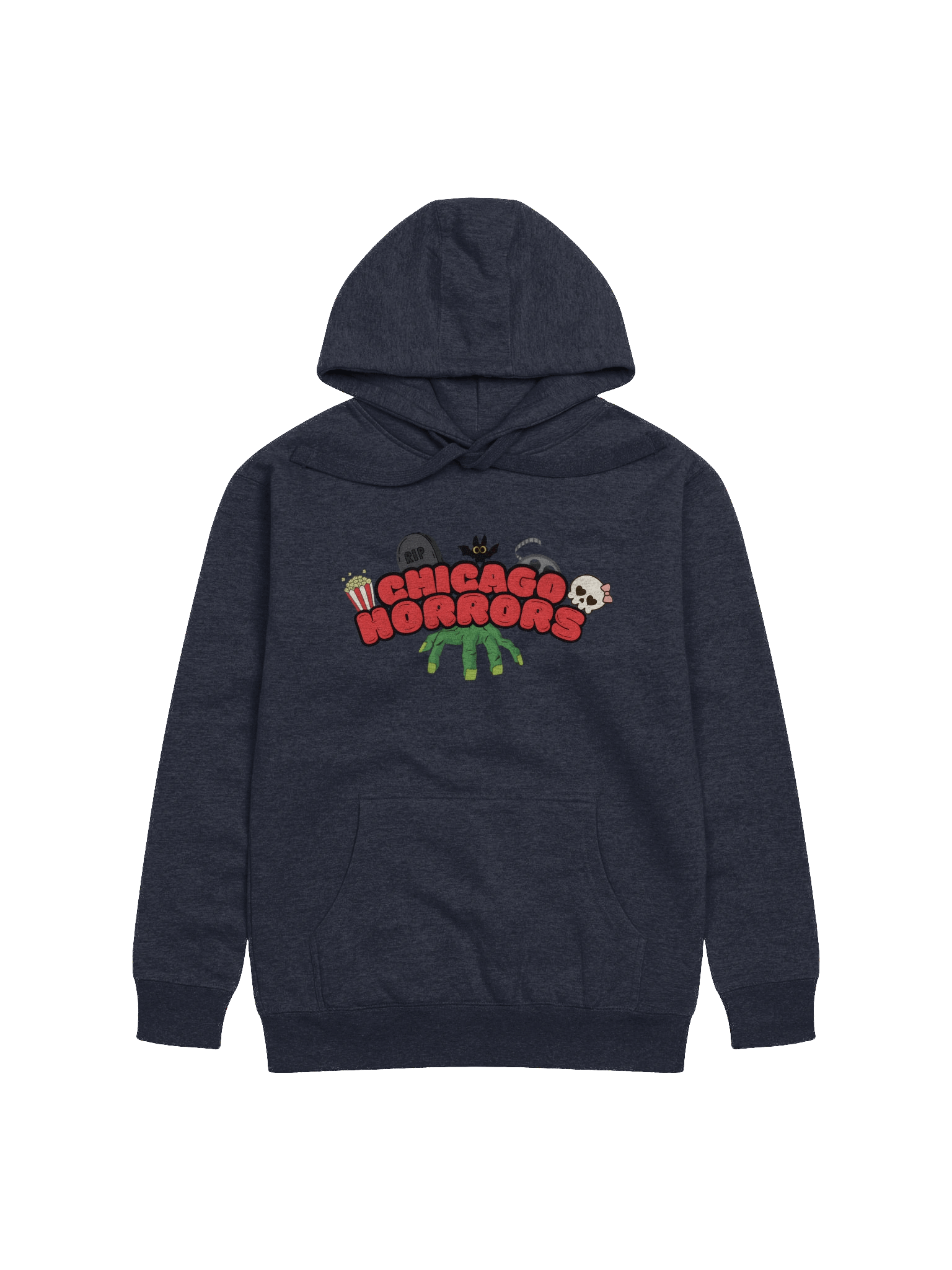 Chicago Horrors Bubble Font Hoodie 2 product image (1)