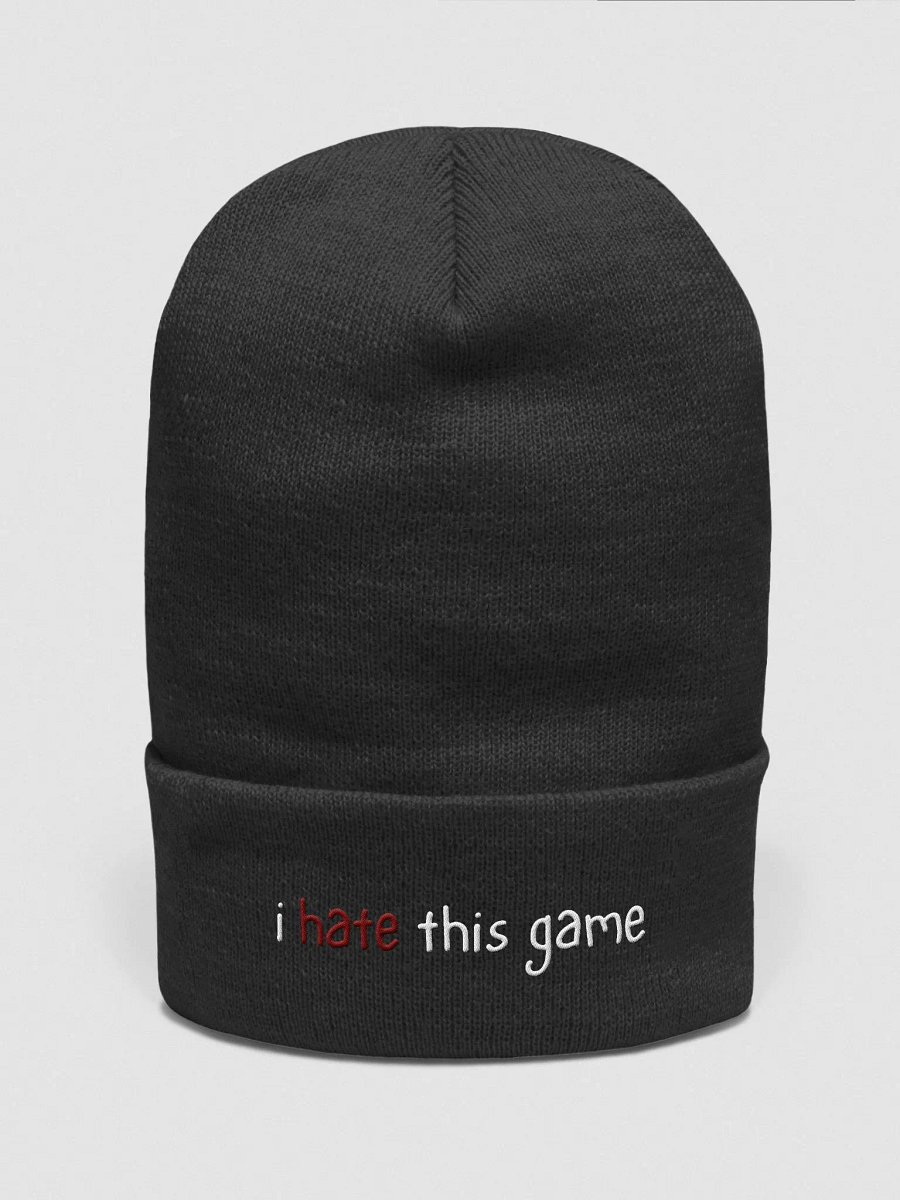 I hate this game beanie | C-Rae product image (1)