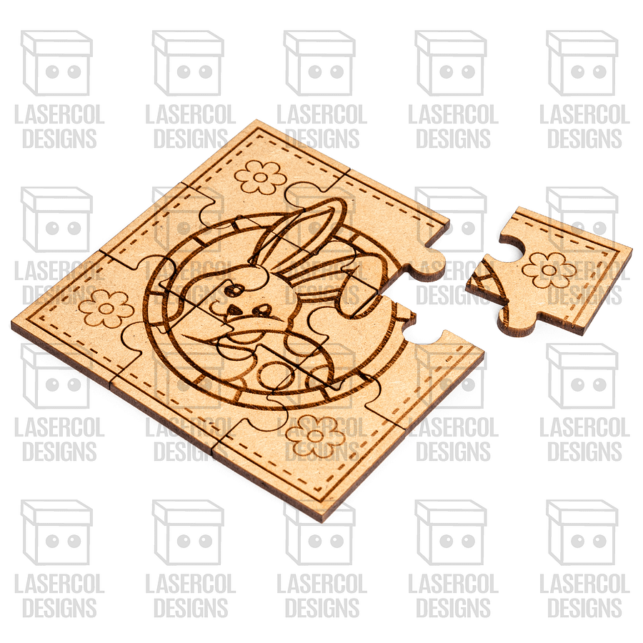 Easter Bunny Puzzles - Laser Cut Files product image (10)