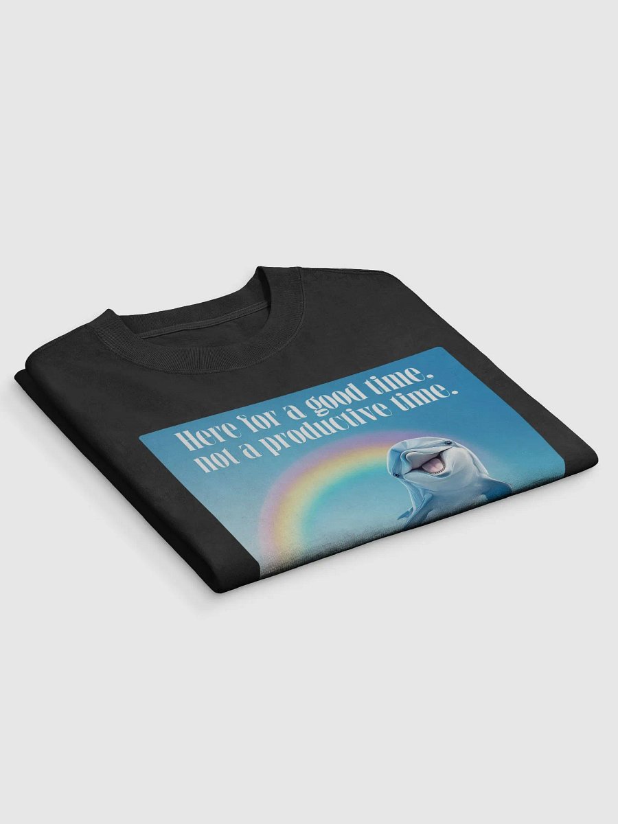 Here for a Good Time, Not a Productive Time Oversized Faded T-Shirt product image (6)