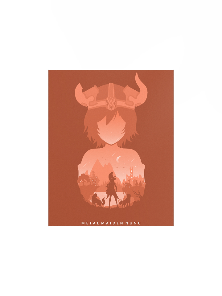 Nunu Minimalist Splash Art Poster product image (1)