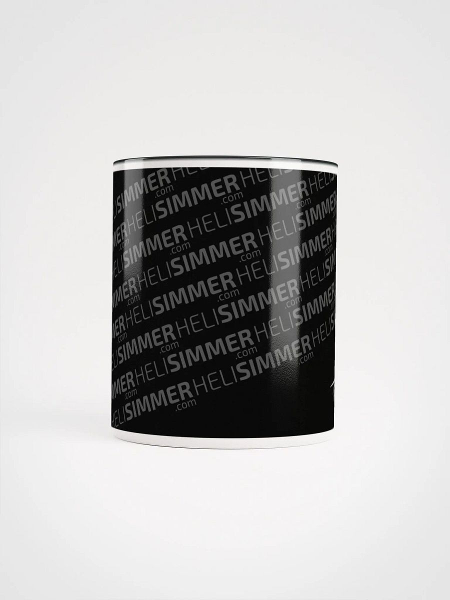 HeliSimmer.com Logo Mug - Black over White product image (5)