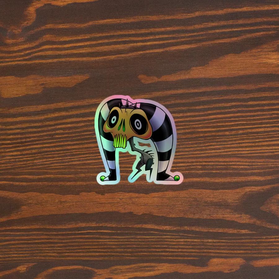 HOLO GRINKLE STICKER product image (3)