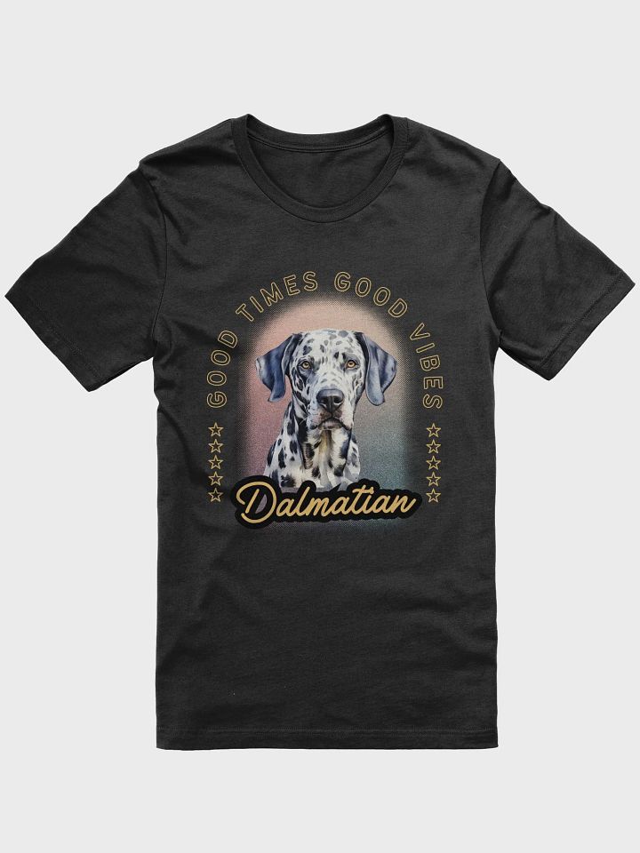 Good Times Good Vibes Dalmatian Regular Fit T-shirt product image (2)