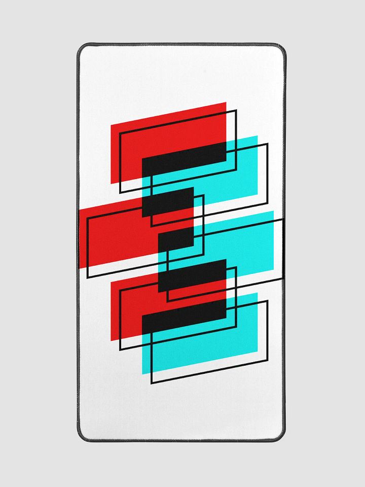Offset Anaglyph Neoprene Desk Mat product image (2)