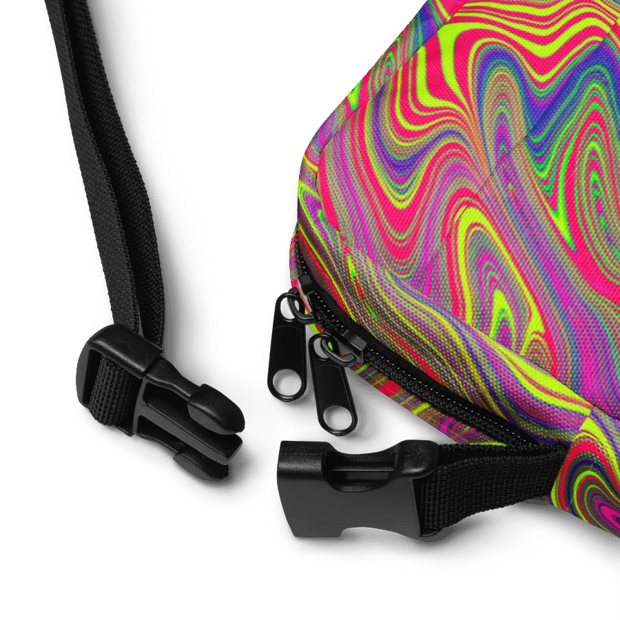 Utility Crossbody Bag - Colorful Liquid Swirls product image (8)