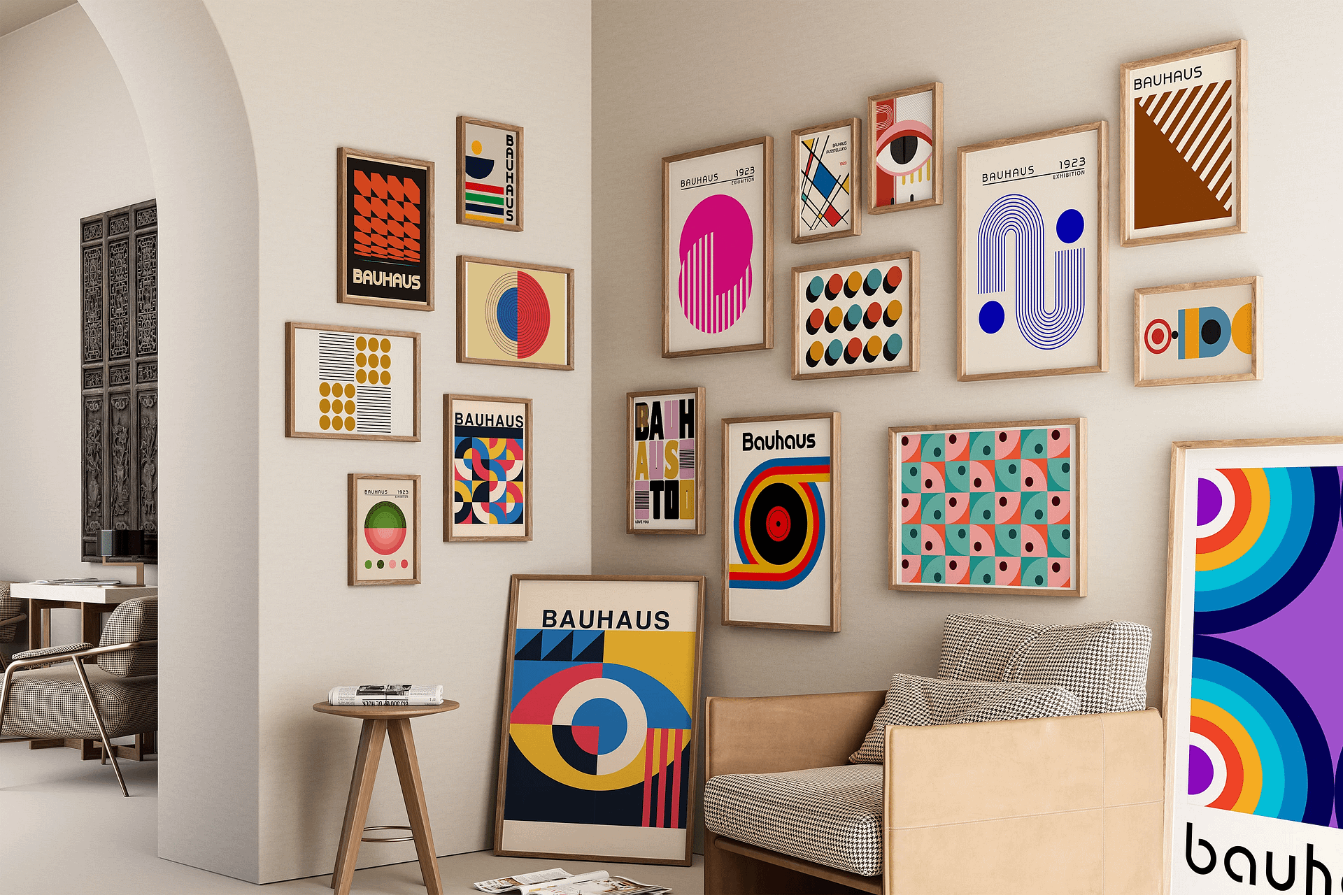 Bauhaus poster set of 1400+ premium printable wall art prints product image (4)