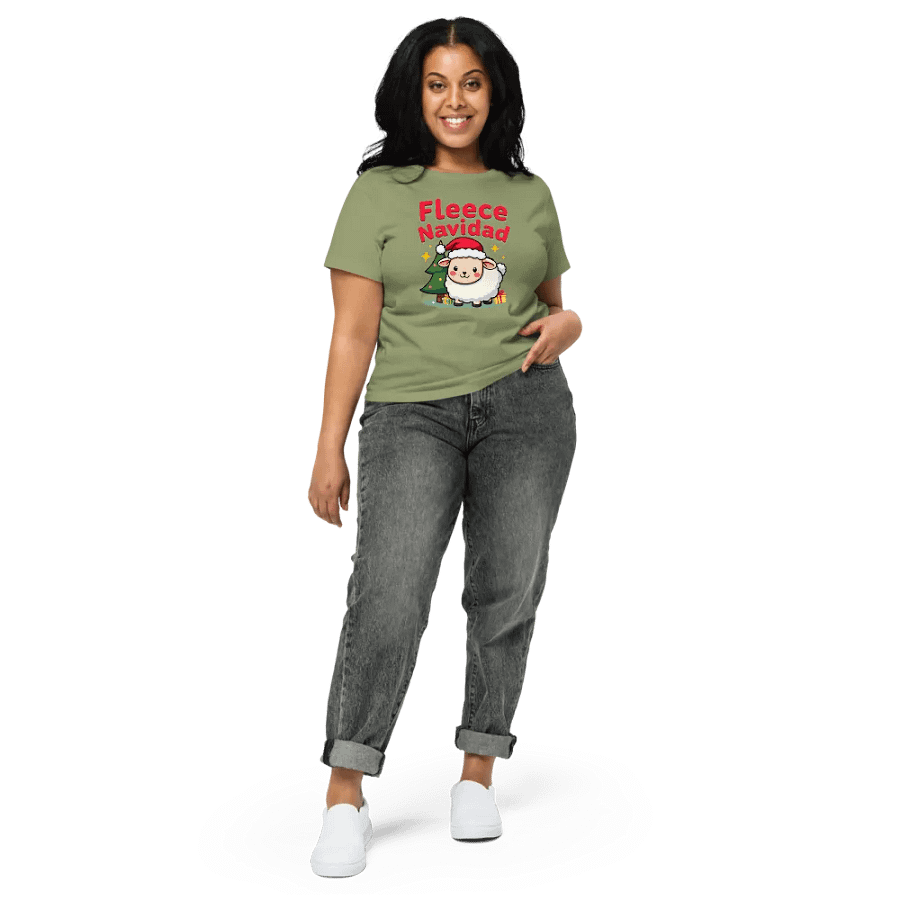 Fleece Navidad High-Waisted Tee product image (33)