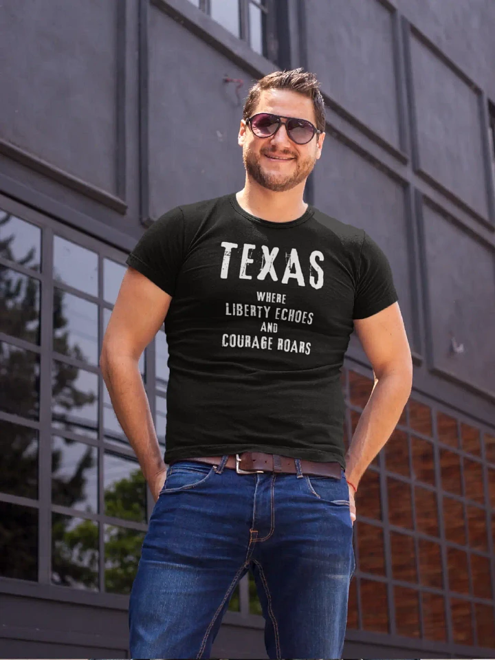 Texas Where Liberty Echoes Dark T-shirt product image (1)