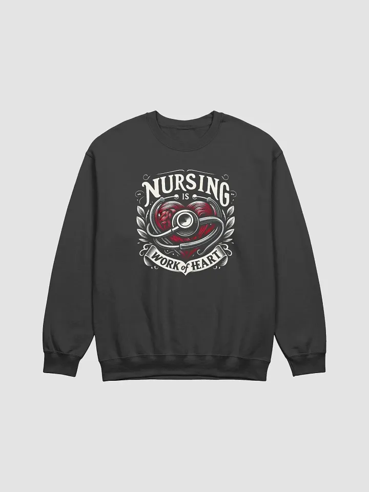 Heartfelt Stethoscope Nursing Tribute Sweatshirt product image (1)