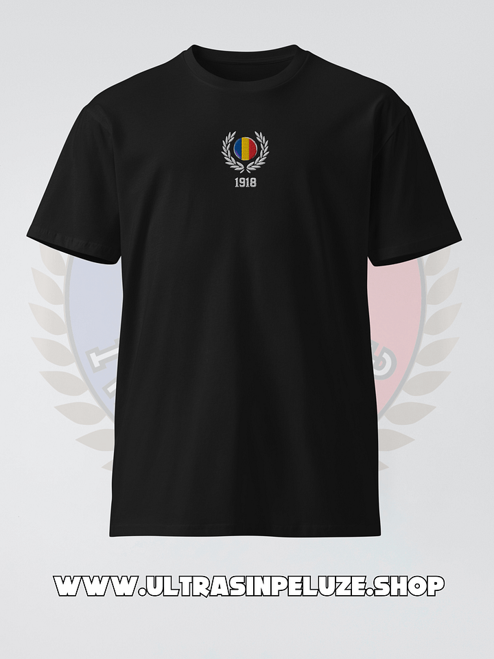 Tricou Brodat Ultras "1918" – Design Tricolor, 100% Bumbac product image (1)
