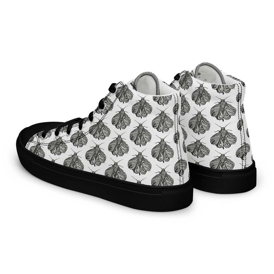 Moth - Men's High Top Canvas Shoes product image (8)