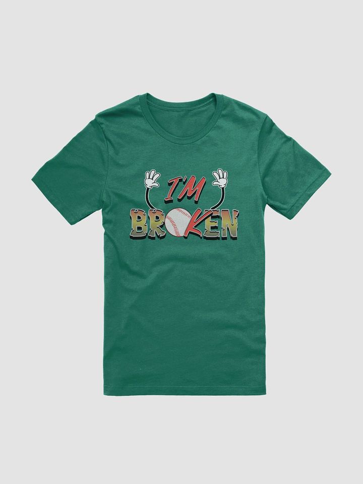 Im Broken Im Ok Baseball Hands Playful Gesture T-Shirt product image (25)