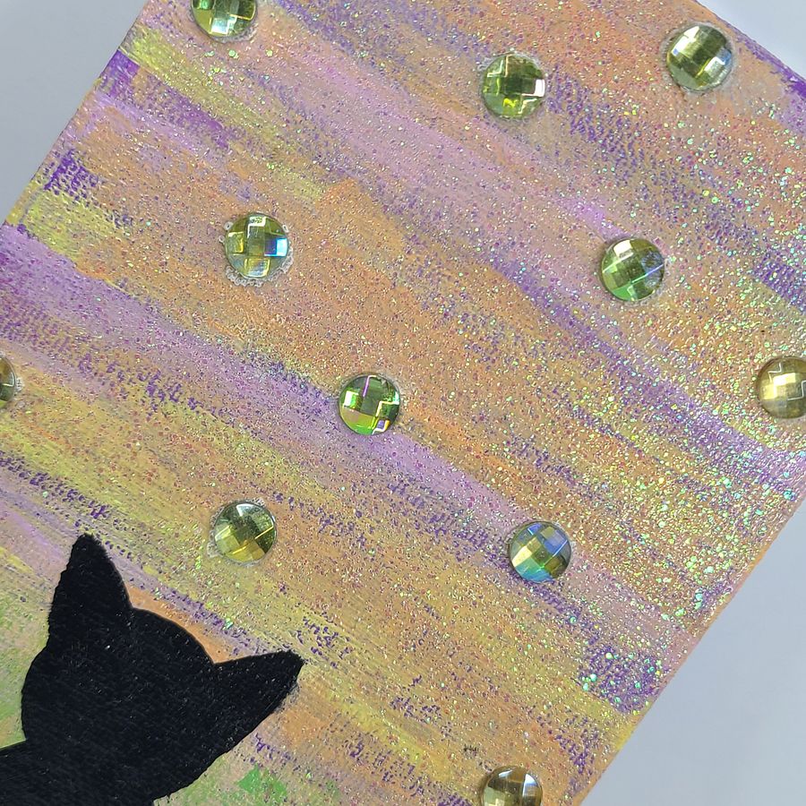Sunset Biscuit 4x6 painting on canvas product image (2)