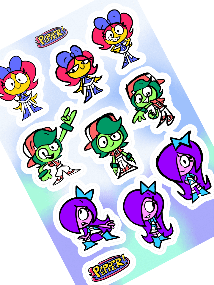 Pepper Sticker Sheet product image (2)