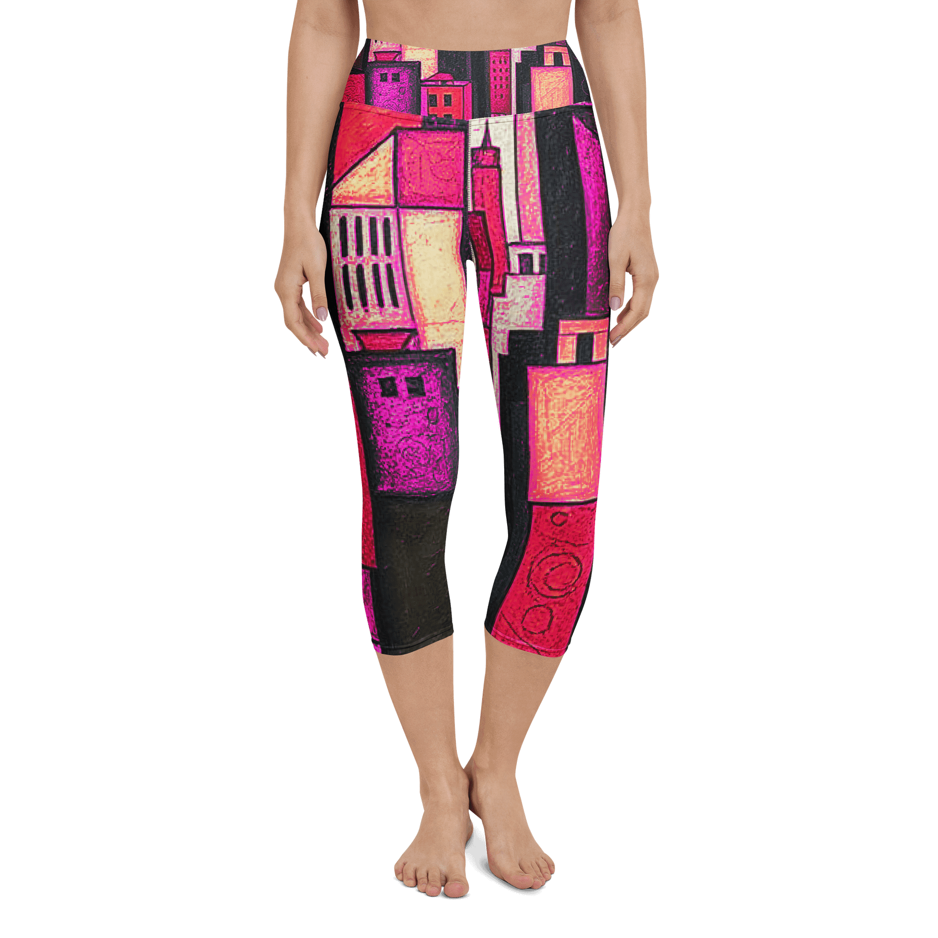 Red City Capri Leggings product image (4)