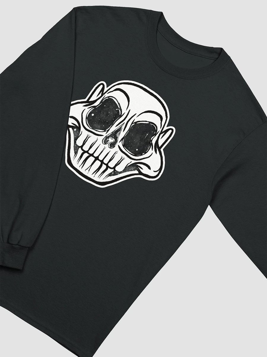 Grinning Skull Graphic Long Sleeve Tee product image (3)