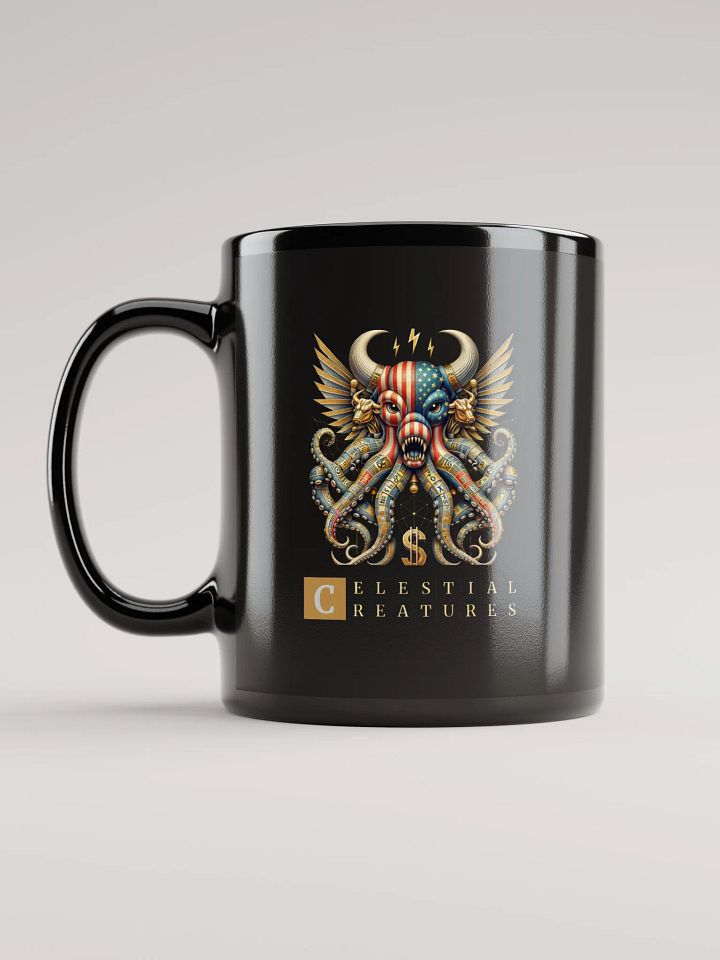 Celestial Creatures | Black Glossy Mug product image (2)