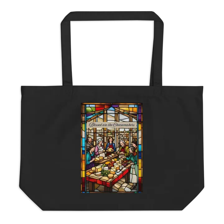 Blessed are the Cheesemakers Organic Tote #03 product image (1)