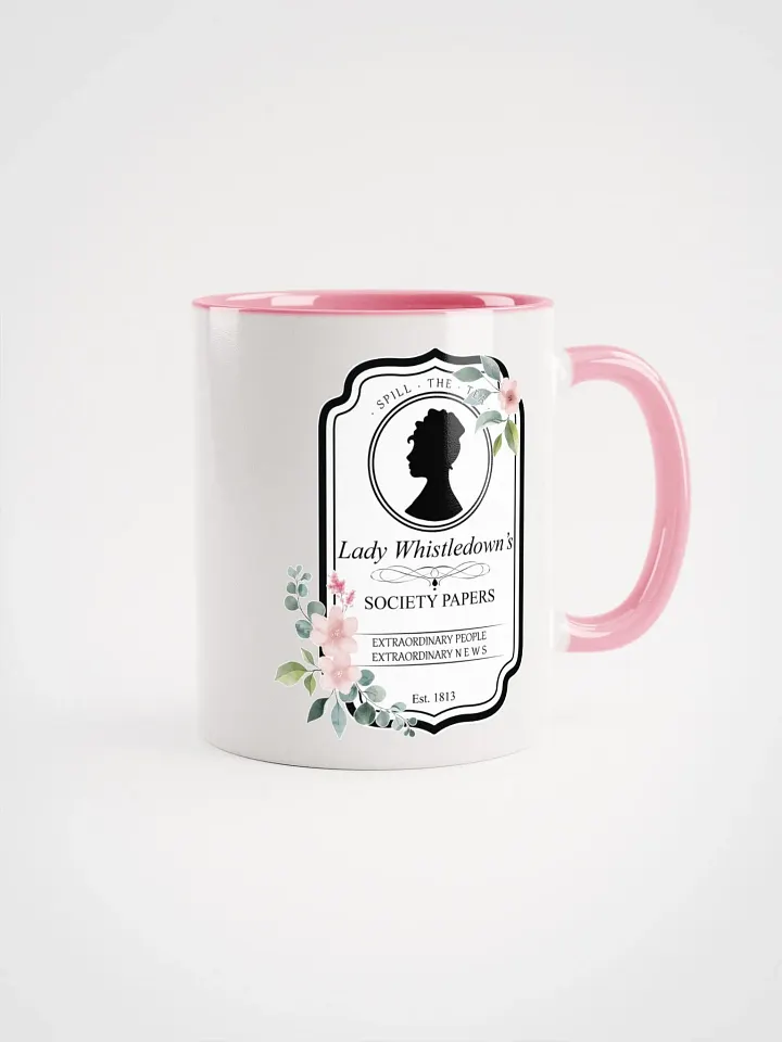 Lady Whistledown Society Mug | Bridgerton-Inspired Vintage Design product image (1)