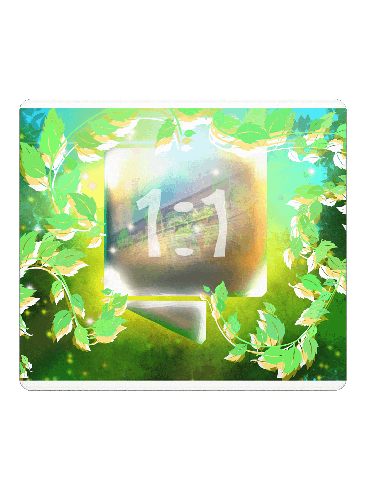 AiG logo - Enhanced Solarpunk Artifact into Nature Glow Gaming Mouse Pad product image (2)