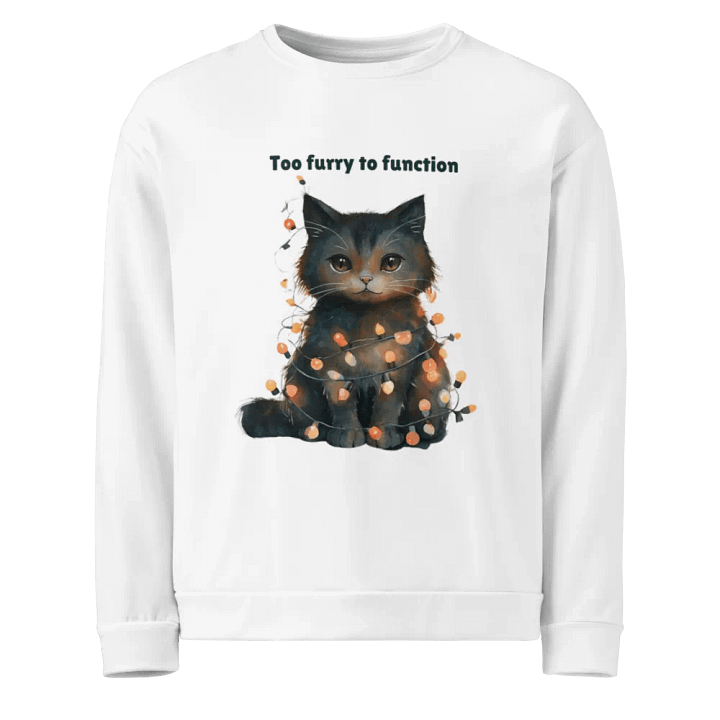 Too Furry to Function Sweatshirt product image (1)