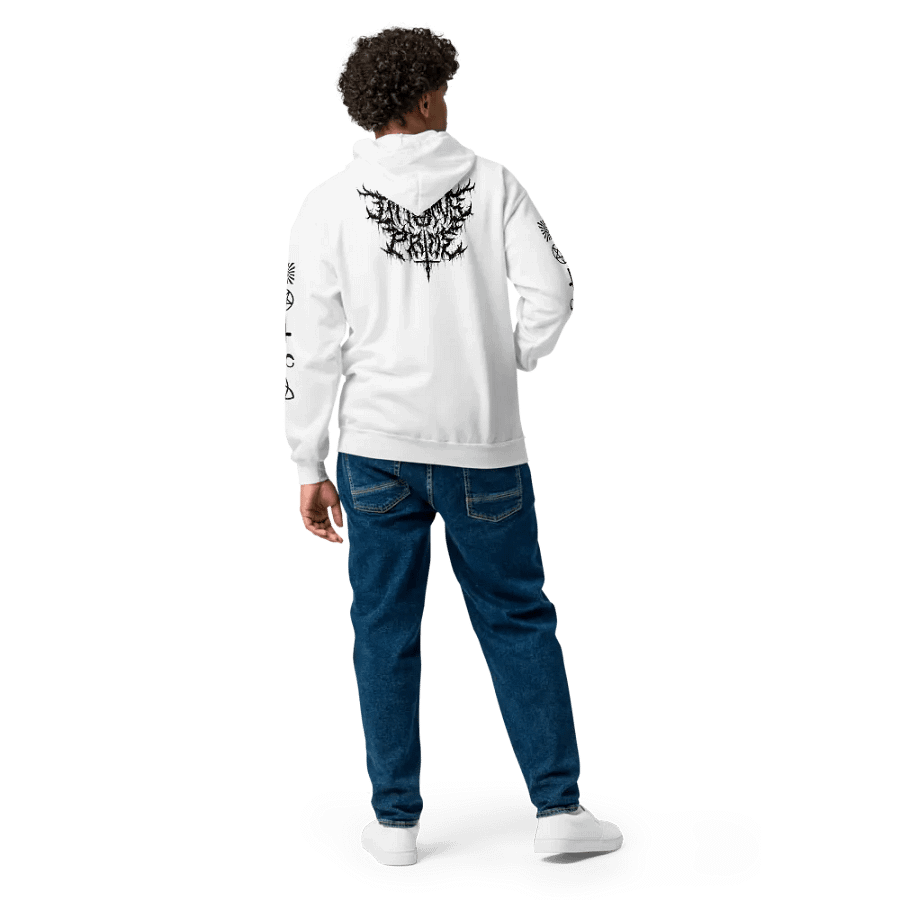 Ottomus Prime Metal Logo Zip-up (White) product image (10)