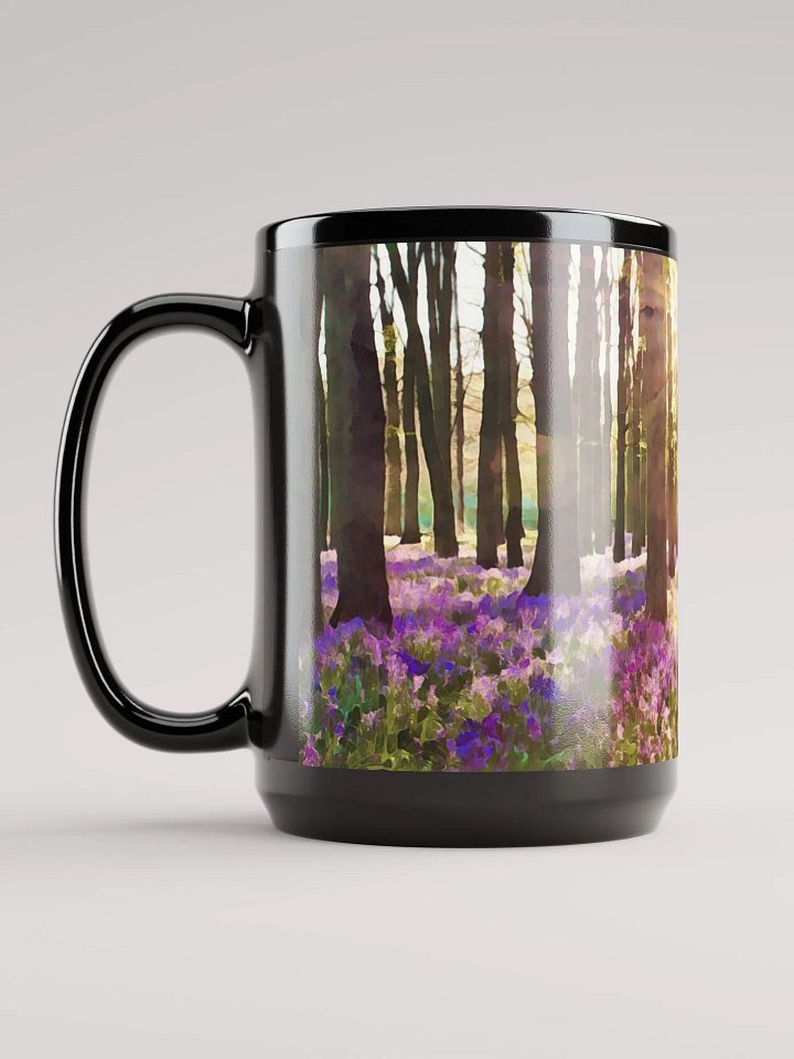 Abstract Graphic | Black Coffee Mug | Springtide Treescape product image (1)