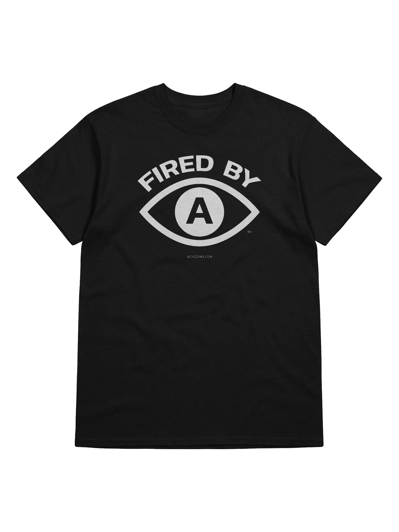 Fired by AI™ T-Shirt | Dark Colors | AEYECONS™ AI Icons product image (1)