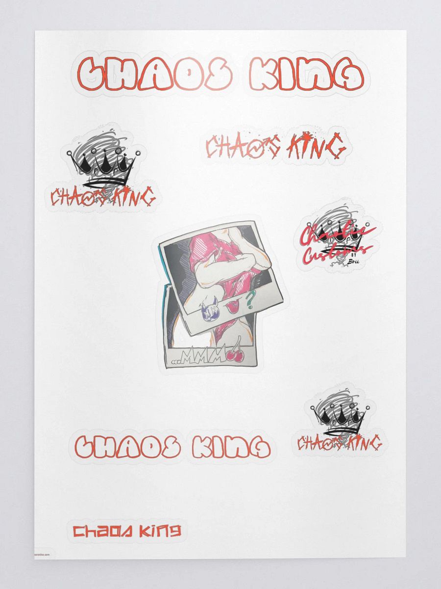 Chaos King Stickers product image (1)