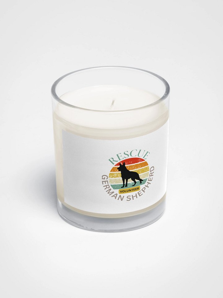 Sunset Rescue German Shepherd Candle product image (2)