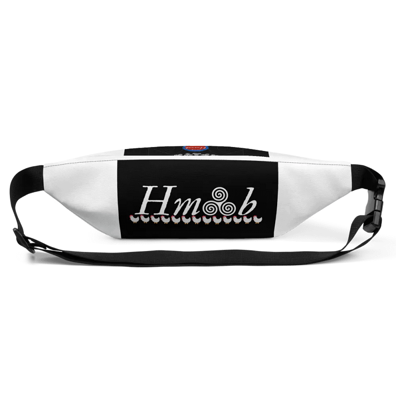 CIMMEEJYAJ Symmetrical Emblem Fanny Pack