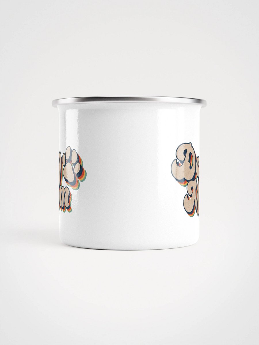 Enamel Camping Mug -Dog Mom Retro product image (2)