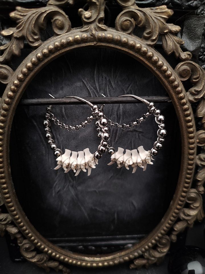 Earrings Bone Vault - Vert Chain Arc product image (2)