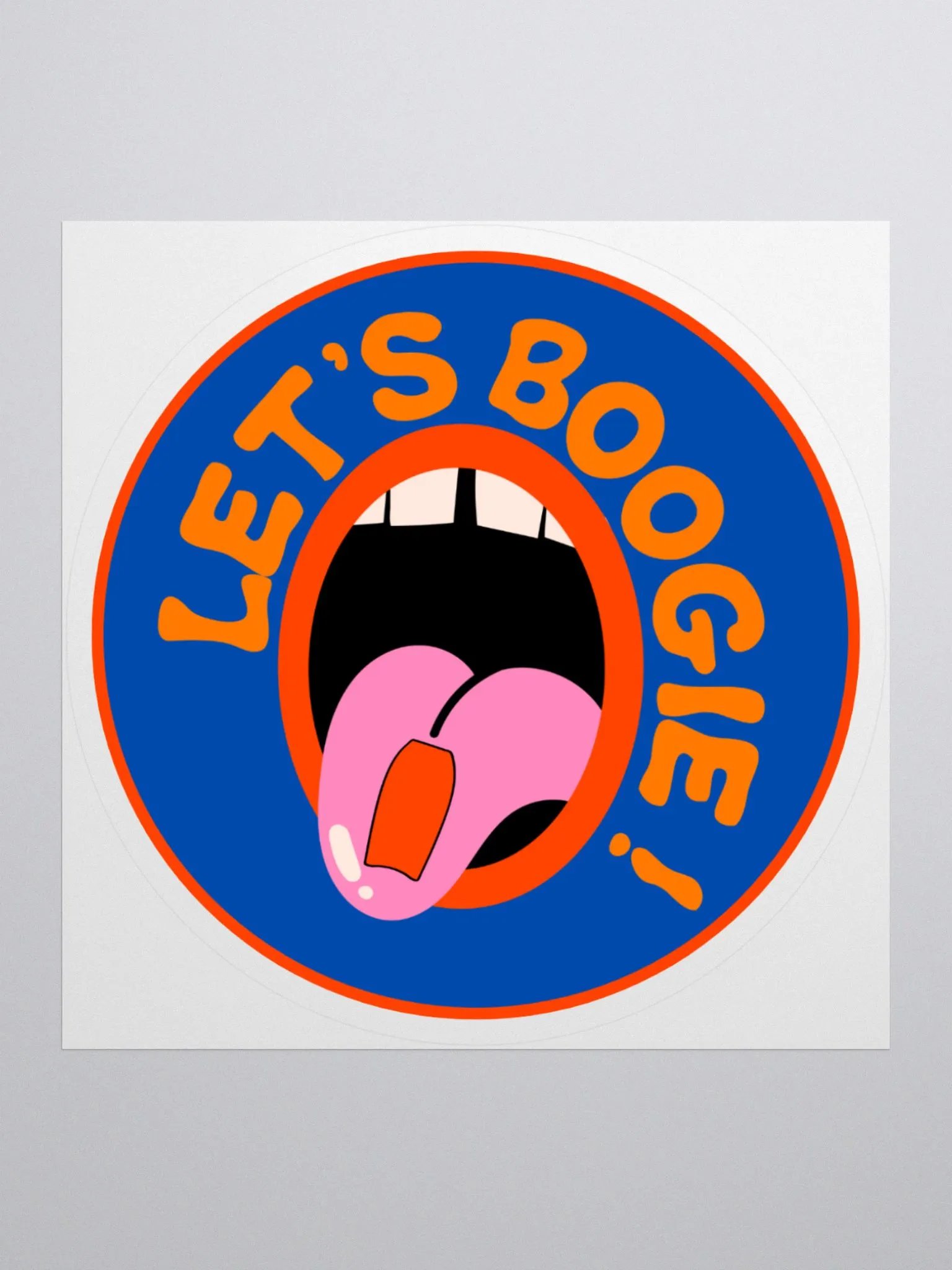Let's Boogie Sticker product image (1)
