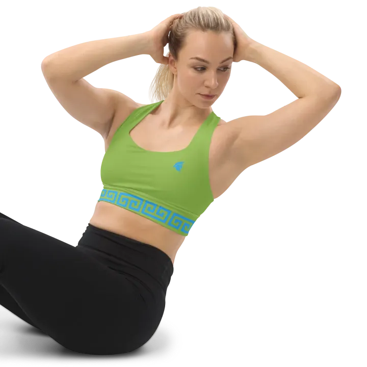 Deimos Lime Longline Sports Bra product image (2)