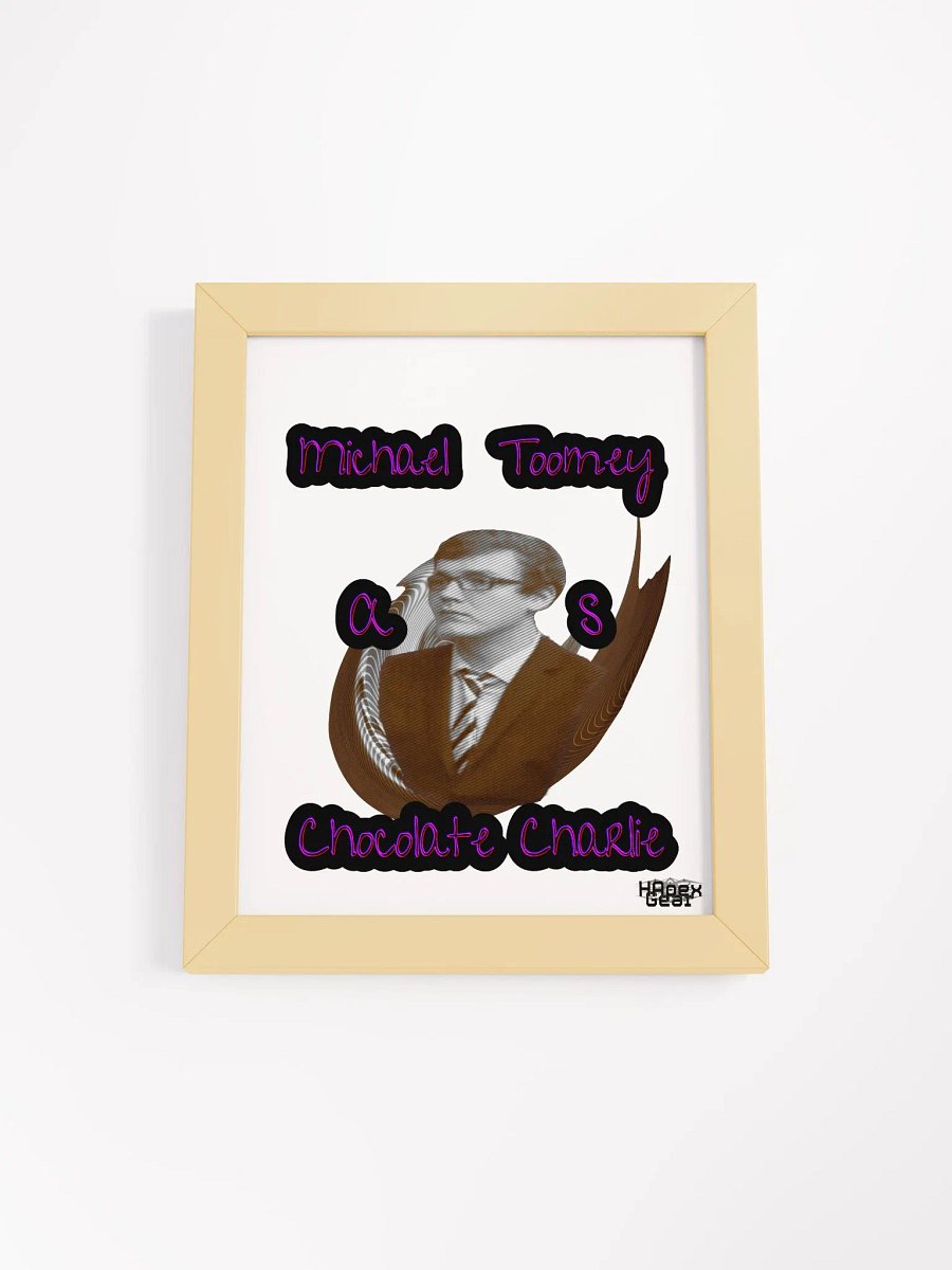 Michael Toomey As Chocolate Charlie 01 - Framed - High-Quality Matte Poster product image (1)