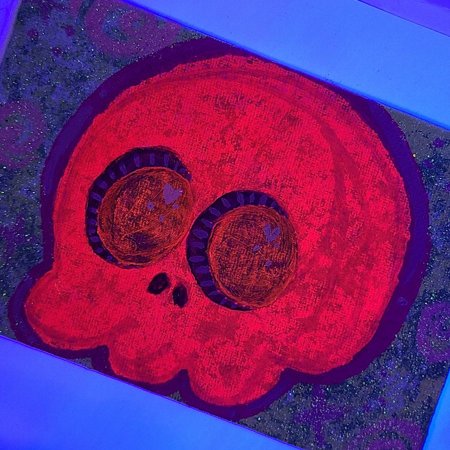 Neon Mind 4x6 painting on canvas product image (3)