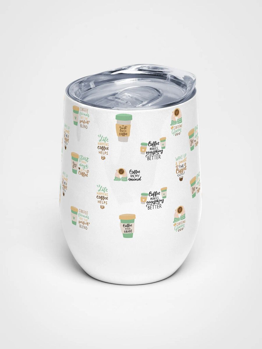 Coffee Lover's Delight Wine Tumbler product image (1)