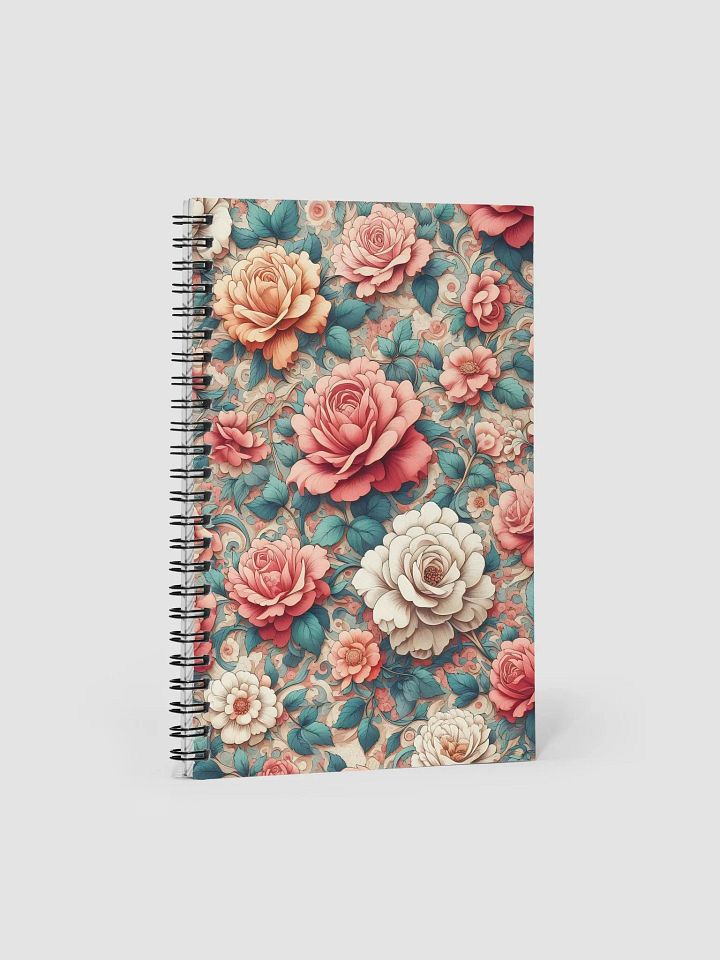 Royal Floral Spiral Notebook product image (1)