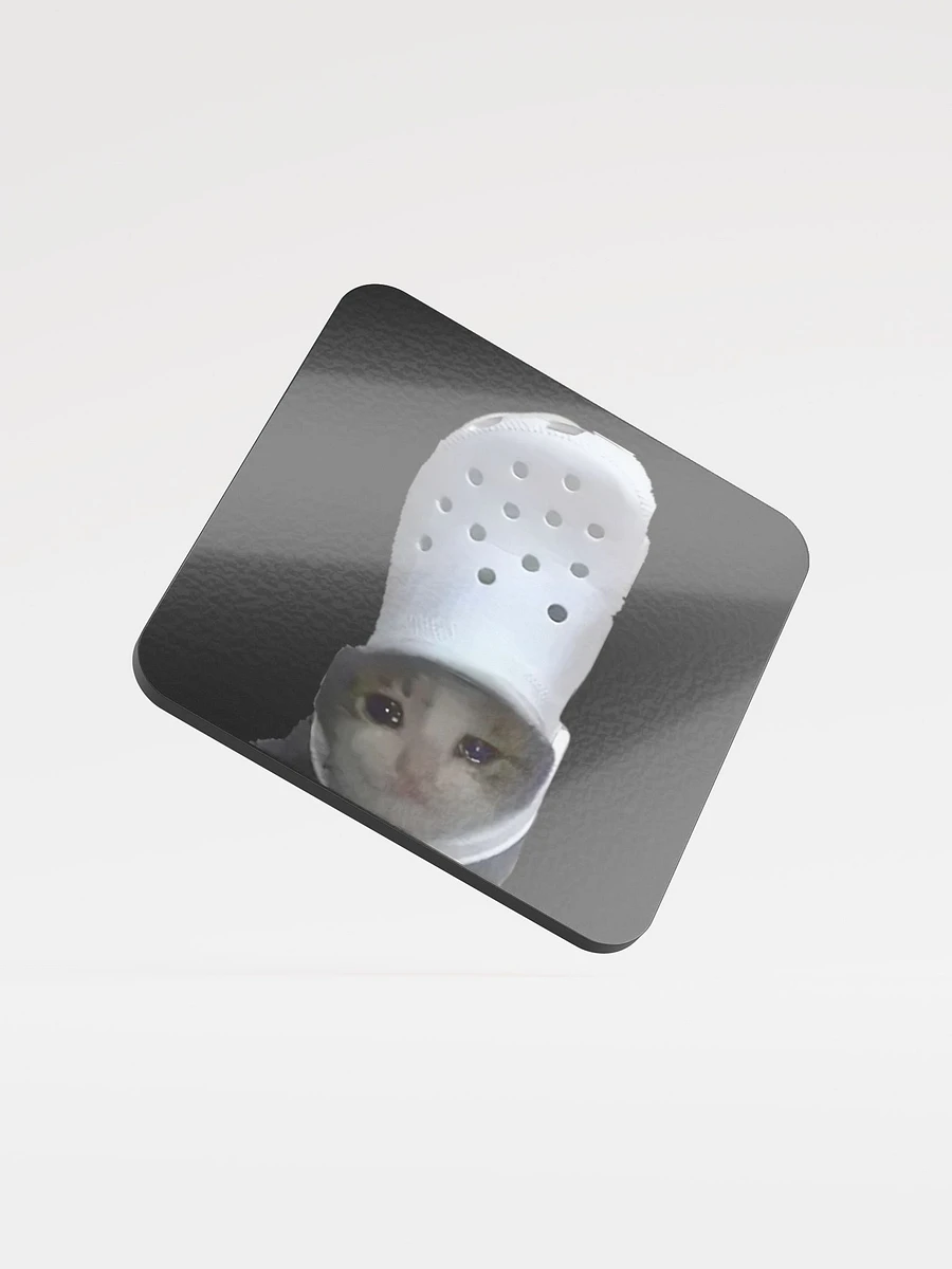 Glossed Cork Coaster: Meme Cats product image (1)