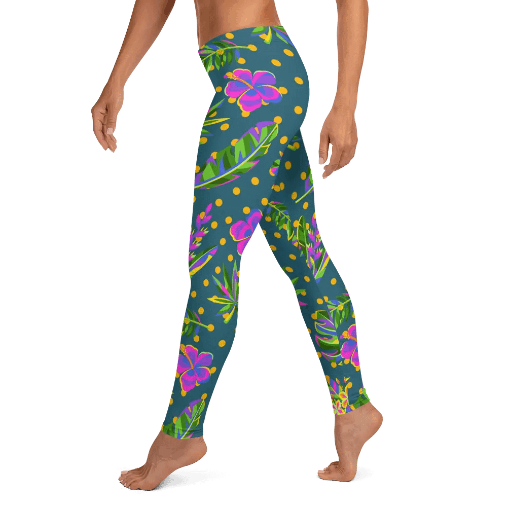 Green All-Over Print Leggings product image (11)