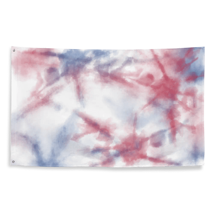 Vibrant Chaos All-Over Flag product image (2)